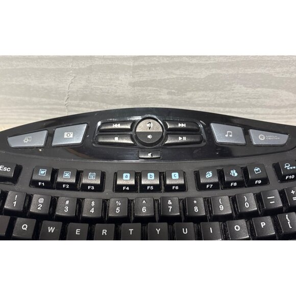 Logitech K350 Wireless Wave Keyboard Ergonomic Media Controls No USB Dongle - Picture 5 of 10